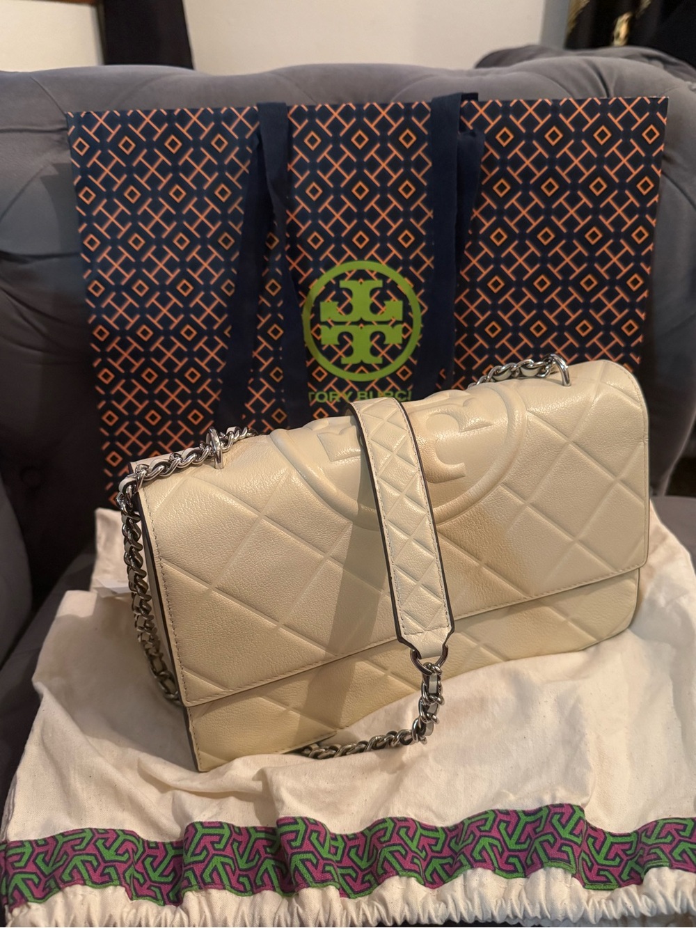 NWT TORY BURCH FLEMING SHOULDER BAG - Picture 12 of 17